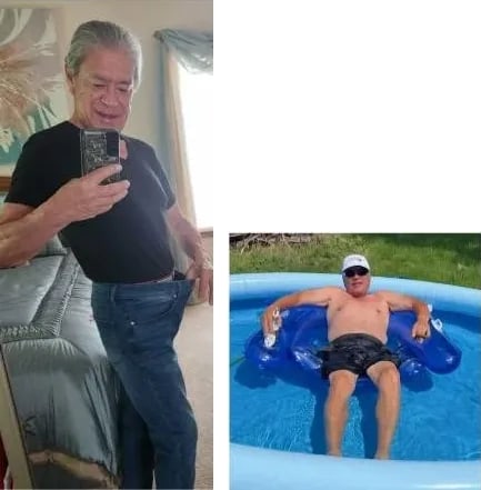 George before and after